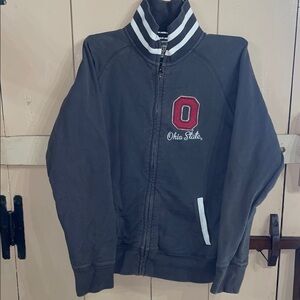 Ohio State sweatshirt, zip—up, Banner 47, size large